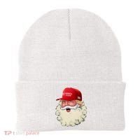 Christmas Santa Claus Donald Trump Make America Great Again Beanie thumb 0