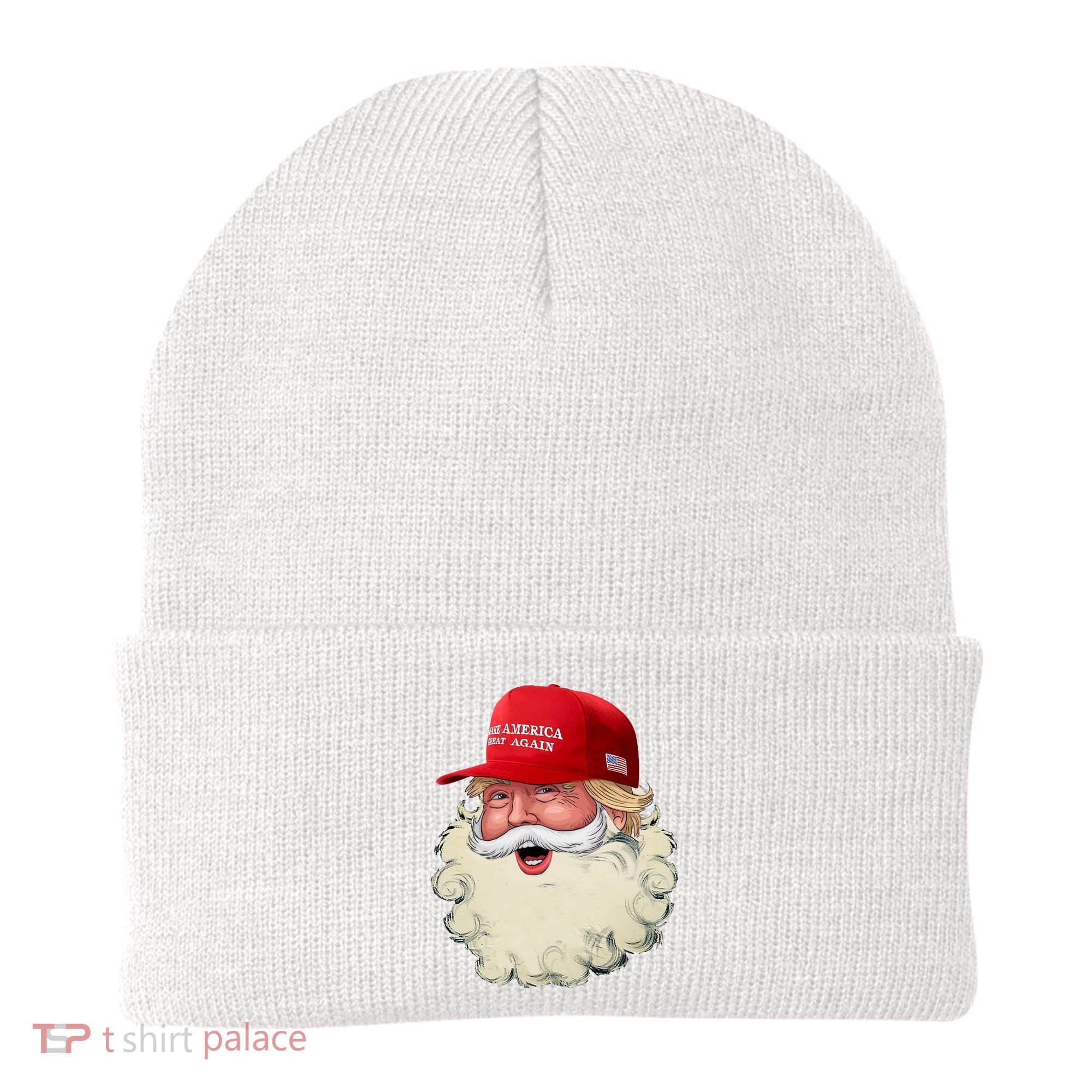 Christmas Santa Claus Donald Trump Make America Great Again Beanie
