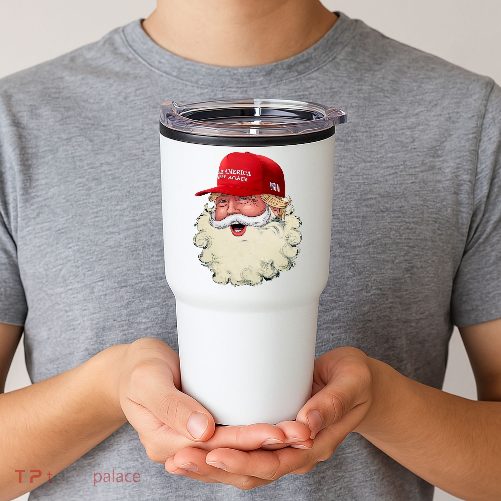 Christmas Santa Claus Donald Trump Make America Great Again Tumbler