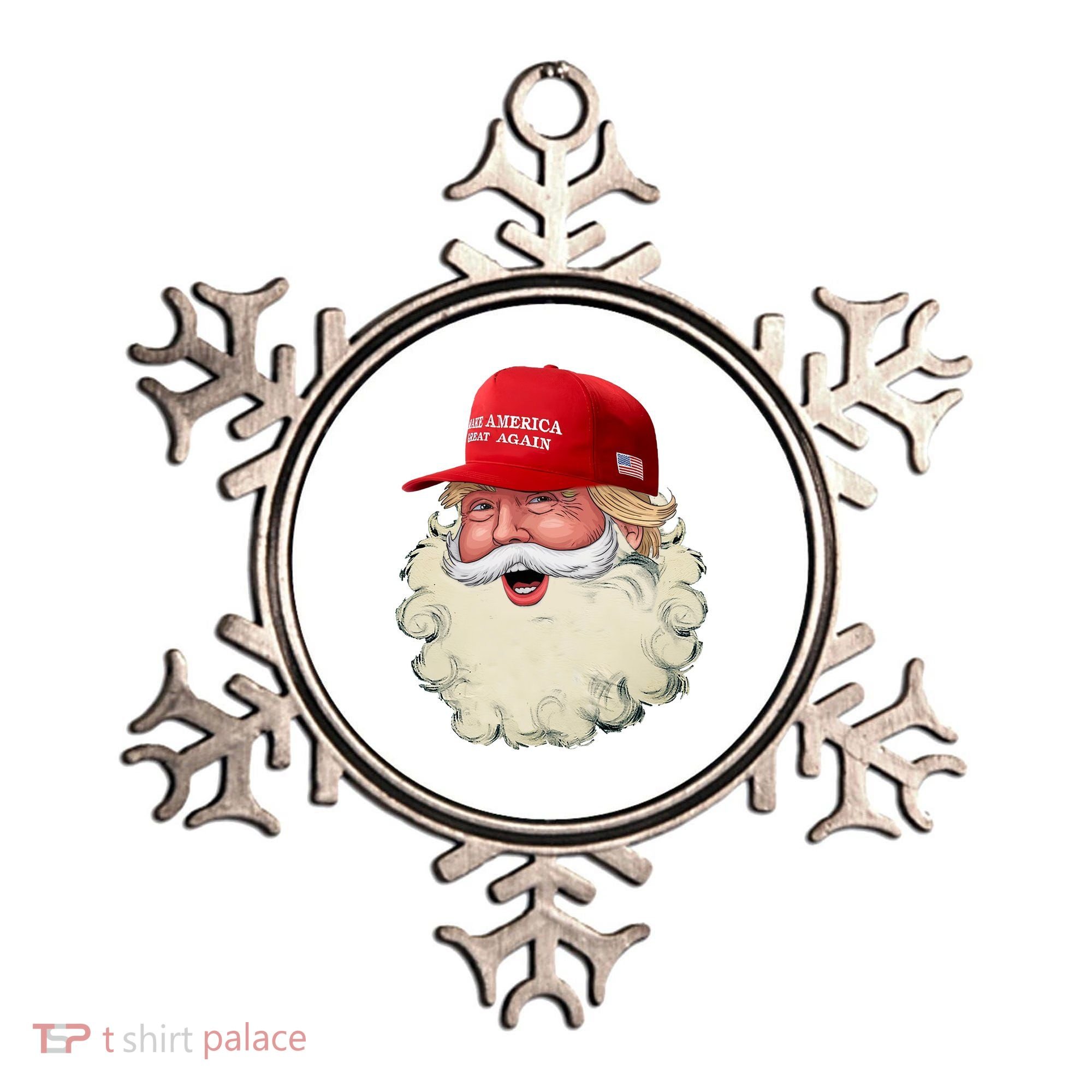Christmas Santa Claus Donald Trump Make America Great Again Ornament