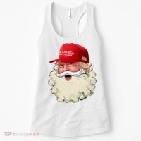 Christmas Santa Claus Donald Trump Make America Great Again Women's Tank Top thumb 0