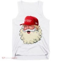 Christmas Santa Claus Donald Trump Make America Great Again Tank Top thumb 0