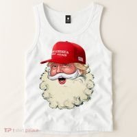 Christmas Santa Claus Donald Trump Make America Great Again Tank Top thumb 2