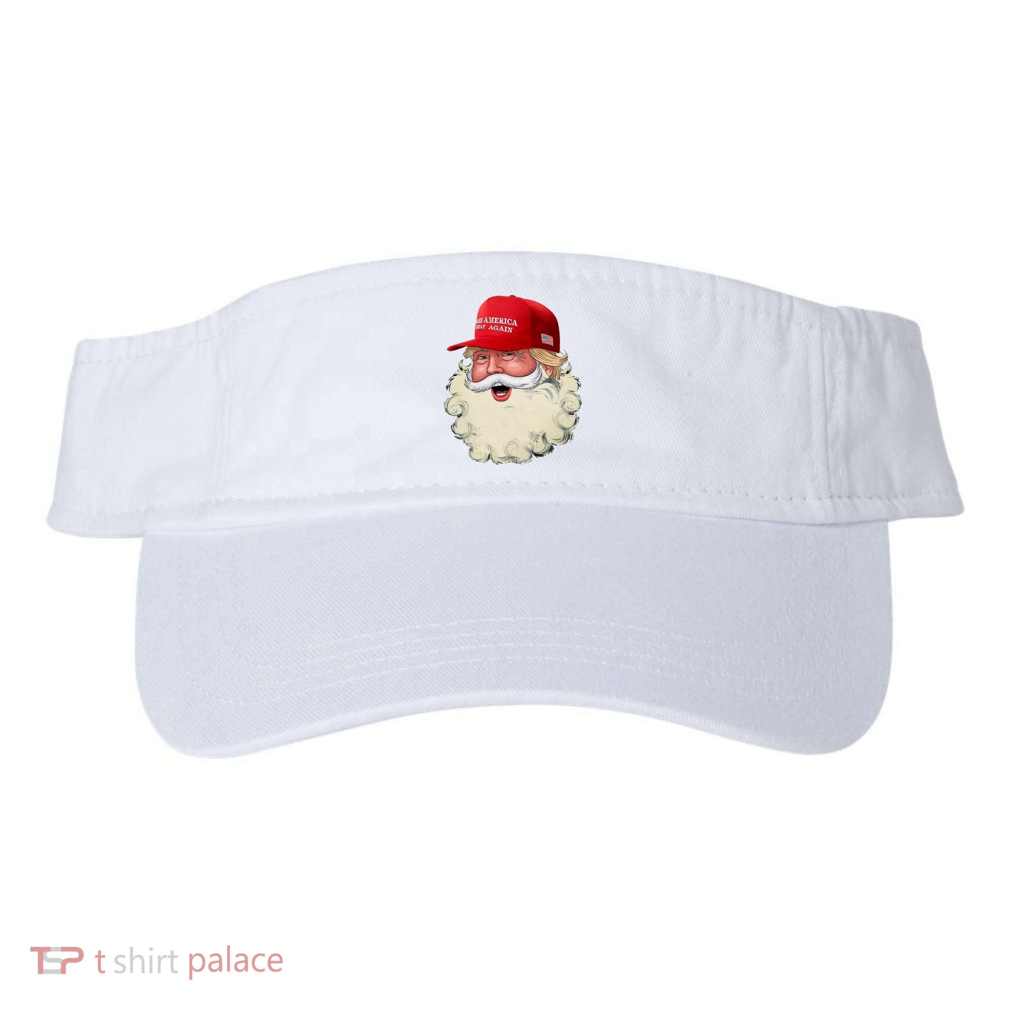 Christmas Santa Claus Donald Trump Make America Great Again Visor