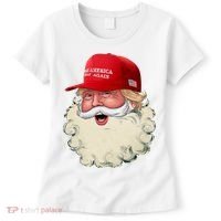 Christmas Santa Claus Donald Trump Make America Great Again Women's T-Shirt thumb 0
