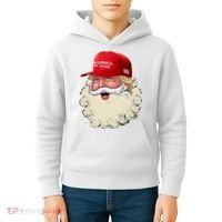 Christmas Santa Claus Donald Trump Make America Great Again Kids Hoodie thumb 4
