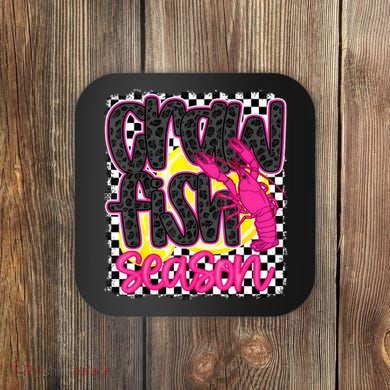 Crawfish Season Crawfish Boil Lobster Cajun  Women Coaster