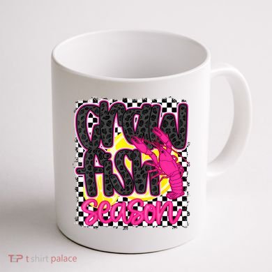 Crawfish Season Crawfish Boil Lobster Cajun  Women Coffee Mug back