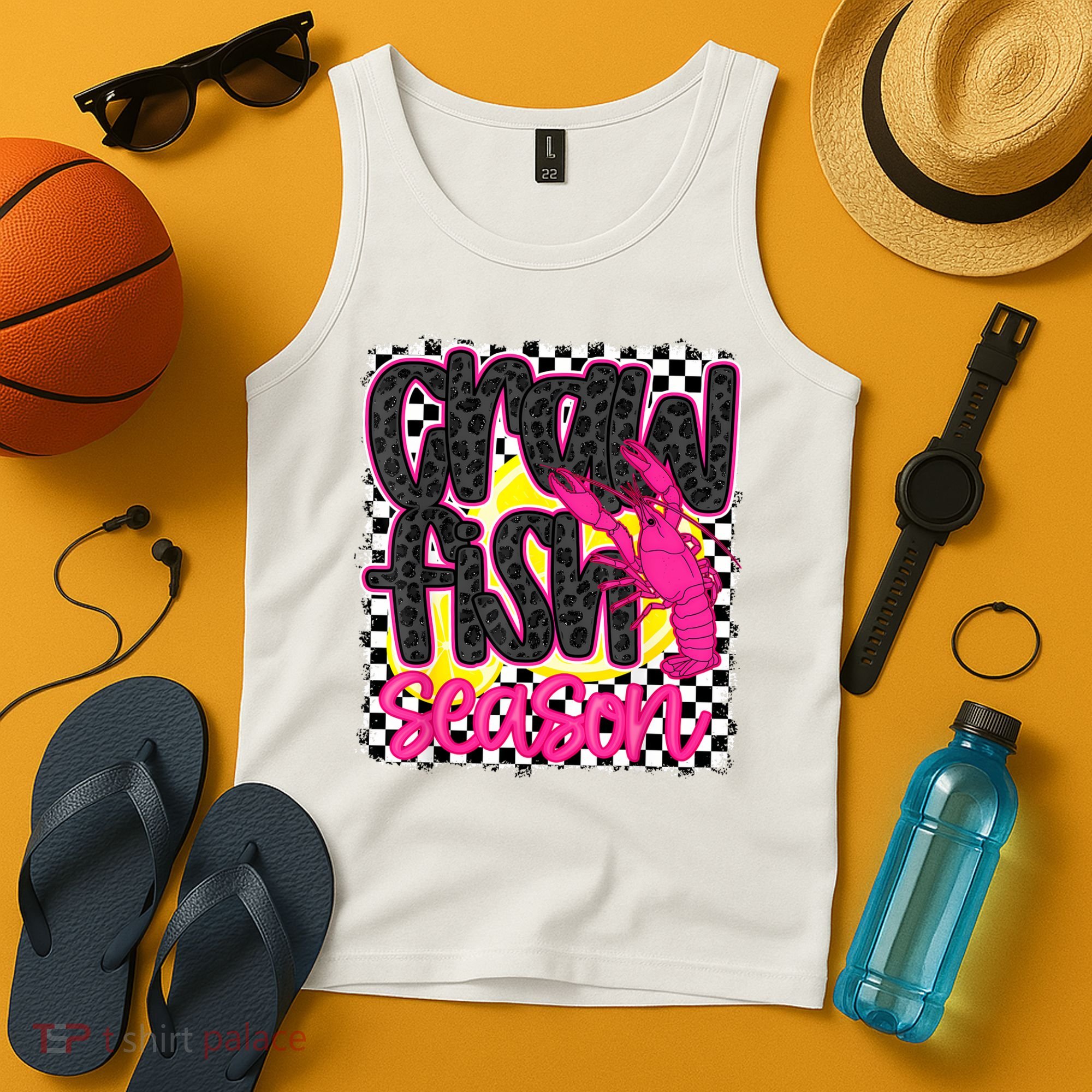 Crawfish Season Crawfish Boil Lobster Cajun  Women Tank Top