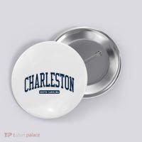 Charleston South Carolina Sc College University Style Button thumb 0