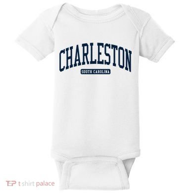 Charleston South Carolina Sc College University Style Baby Bodysuit