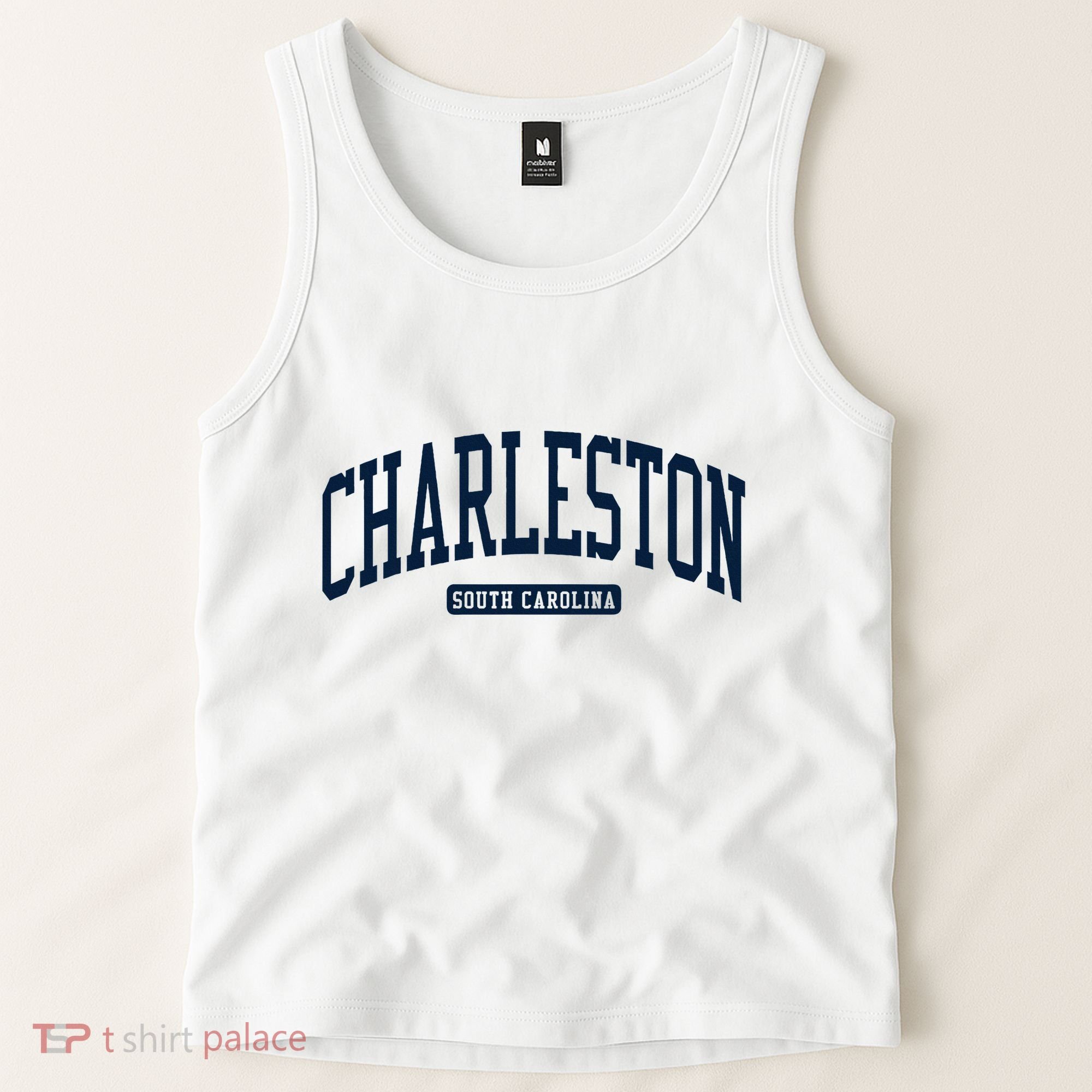 Charleston South Carolina Sc College University Style Tank Top