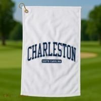Charleston South Carolina Sc College University Style Golf Towel thumb 1
