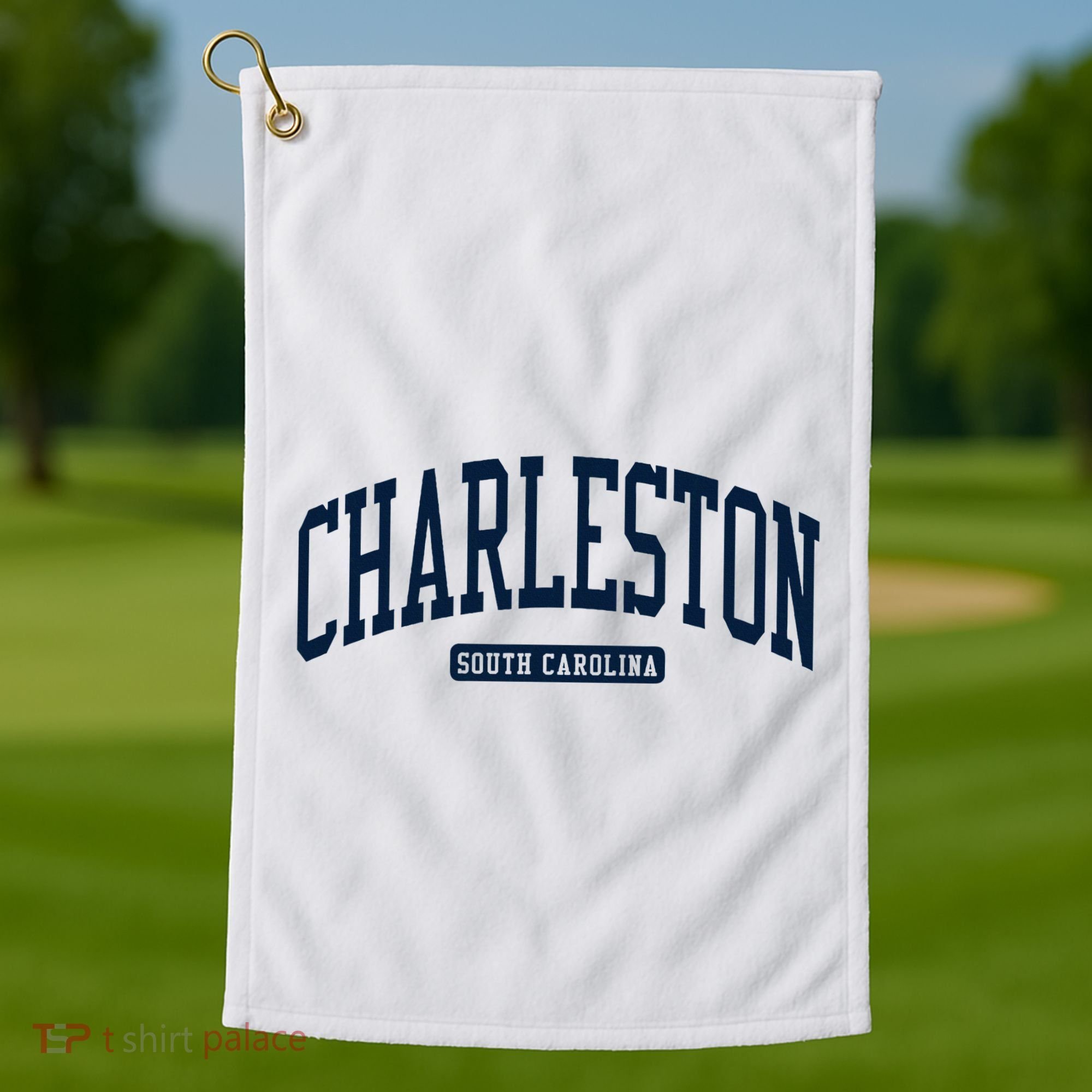 Charleston South Carolina Sc College University Style Golf Towel