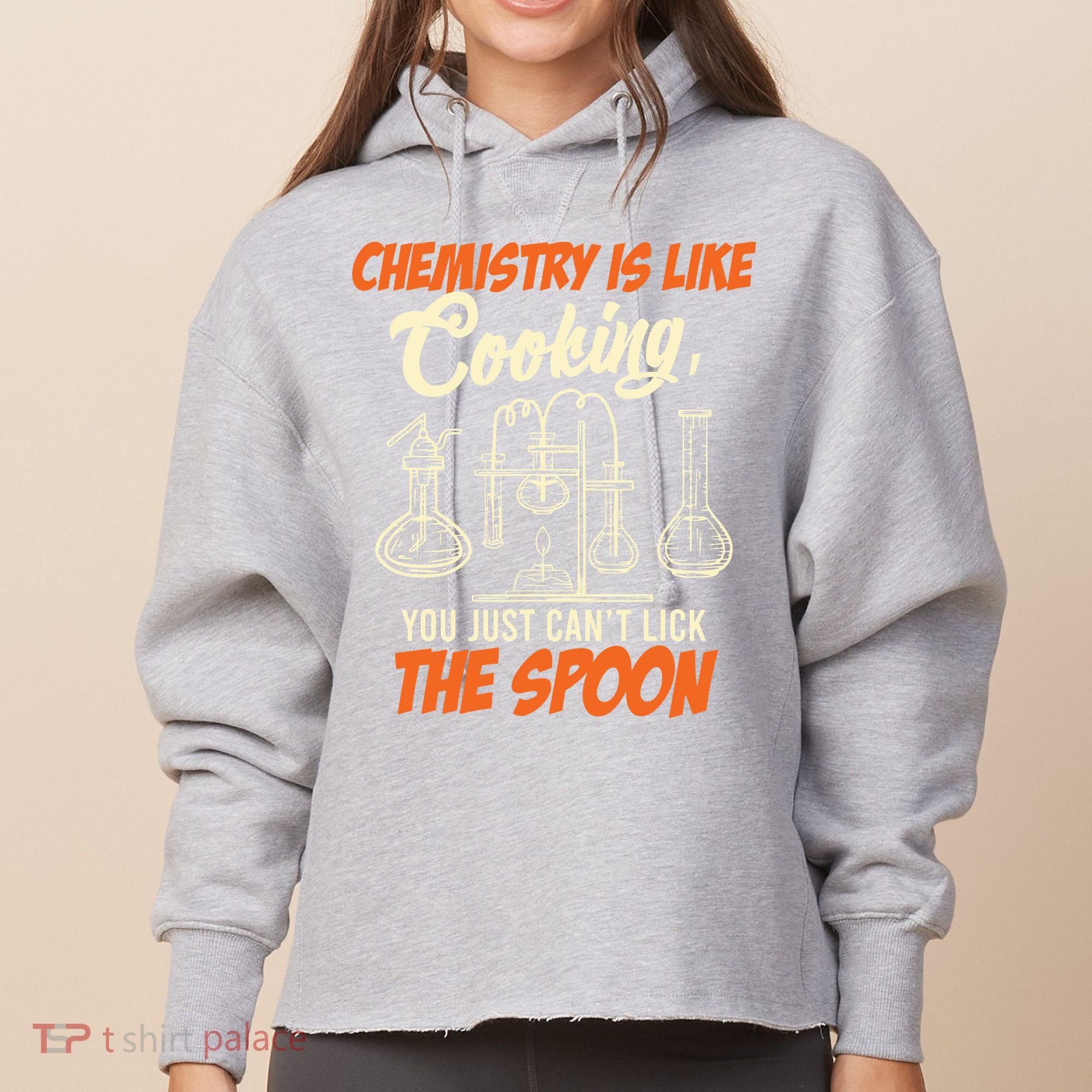 Chemistry Students Chemistry Is Like Cooking Chemist Ladies Heavyweight Boxy Pullover Hoodie