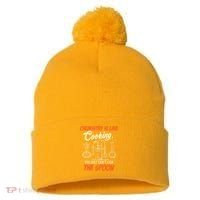 Chemistry Students Chemistry Is Like Cooking Chemist Pom Pom 12in Knit Beanie thumb 0