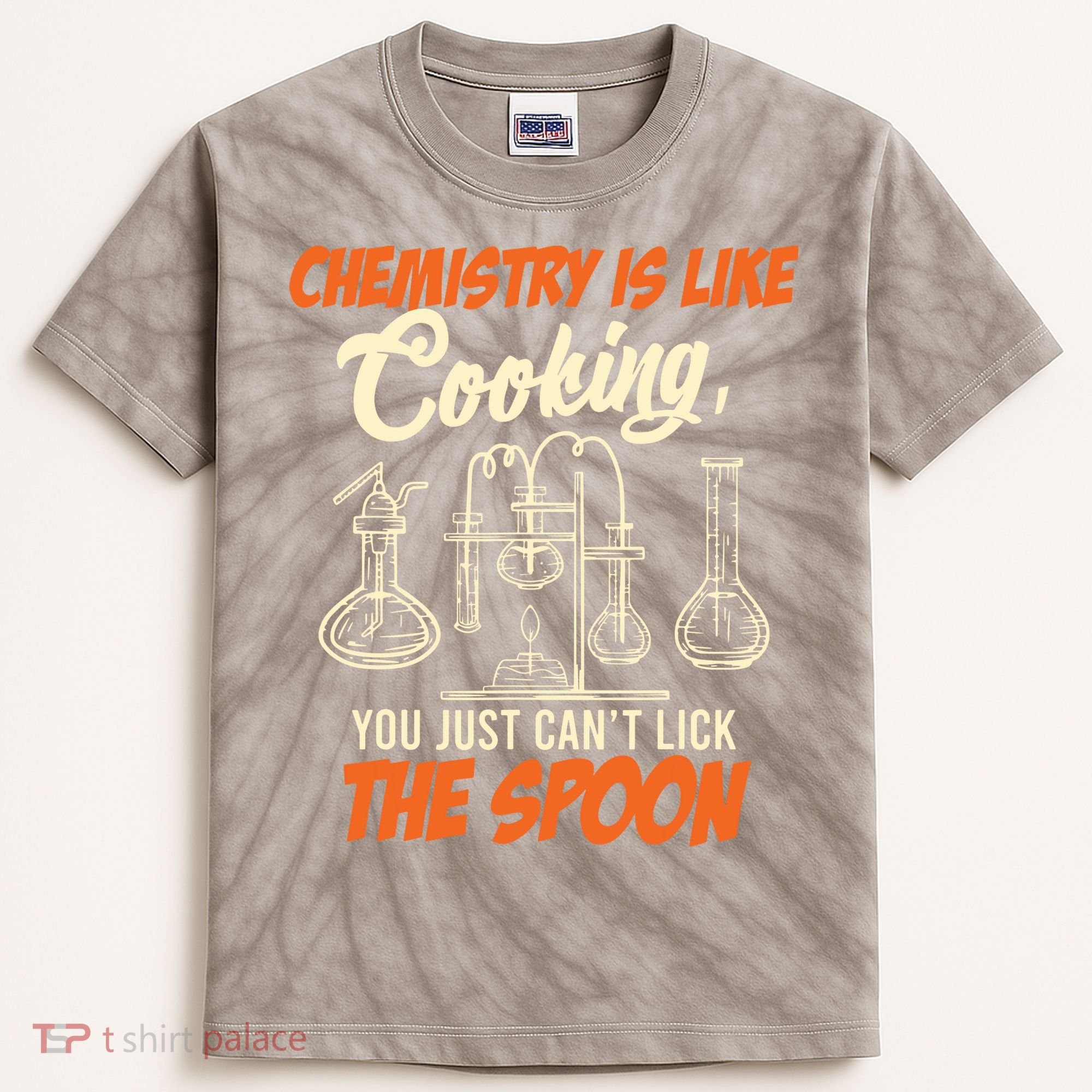 Chemistry Students Chemistry Is Like Cooking Chemist Kids Tie-Dye T-Shirt