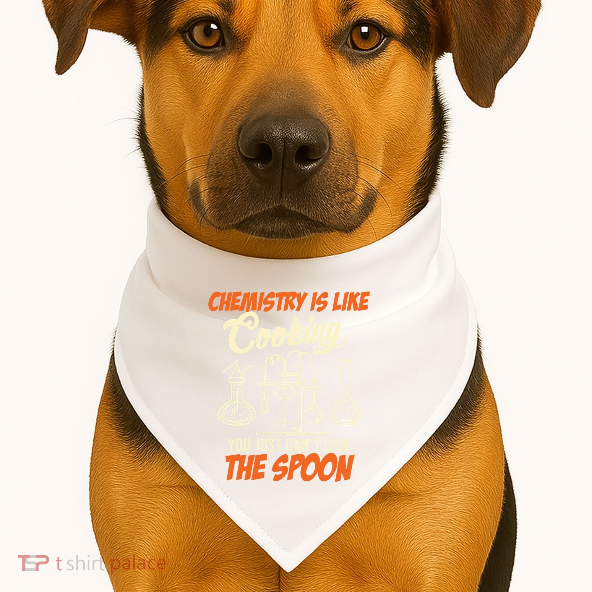 Chemistry Students Chemistry Is Like Cooking Chemist USA-Made Doggie Bandana