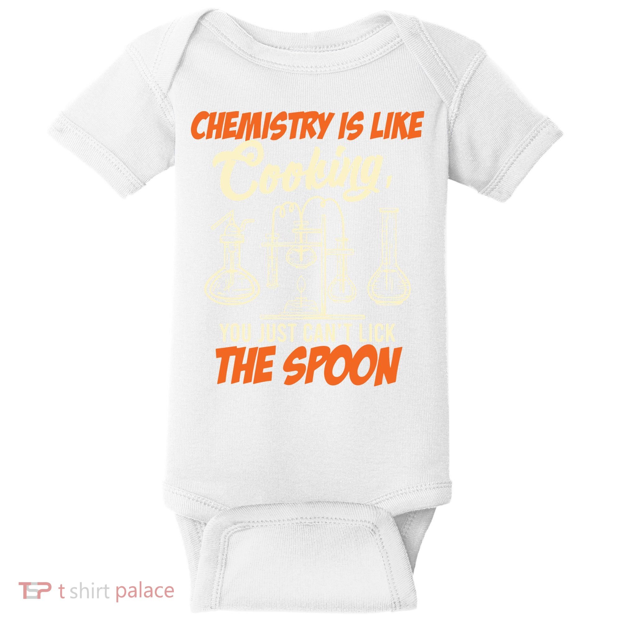 Chemistry Students Chemistry Is Like Cooking Chemist Baby Bodysuit