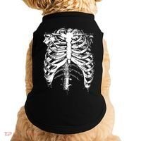 Cool Skeleton Costume Halloween Doggie Tank thumb 0