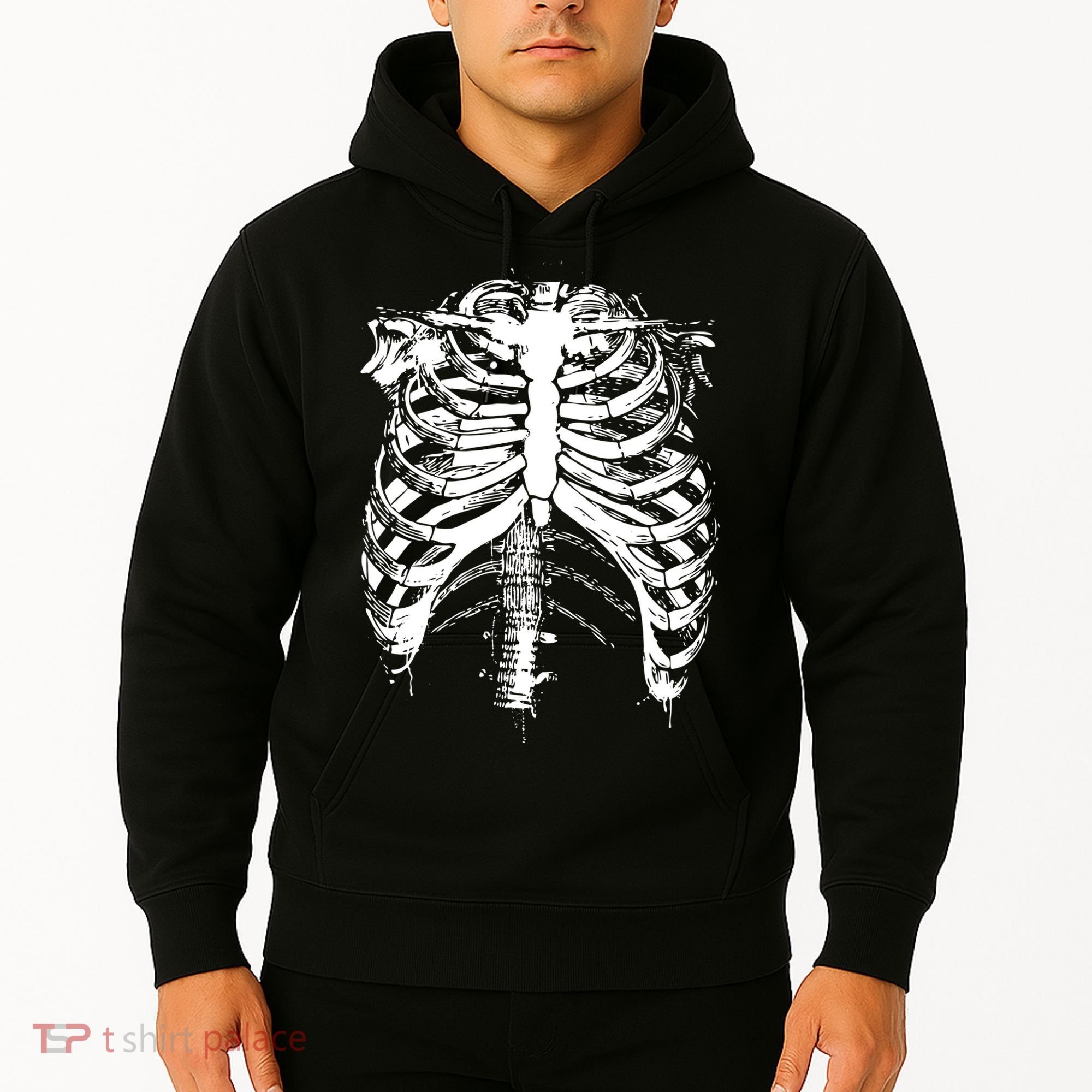 Cool Skeleton Costume Halloween Hoodie