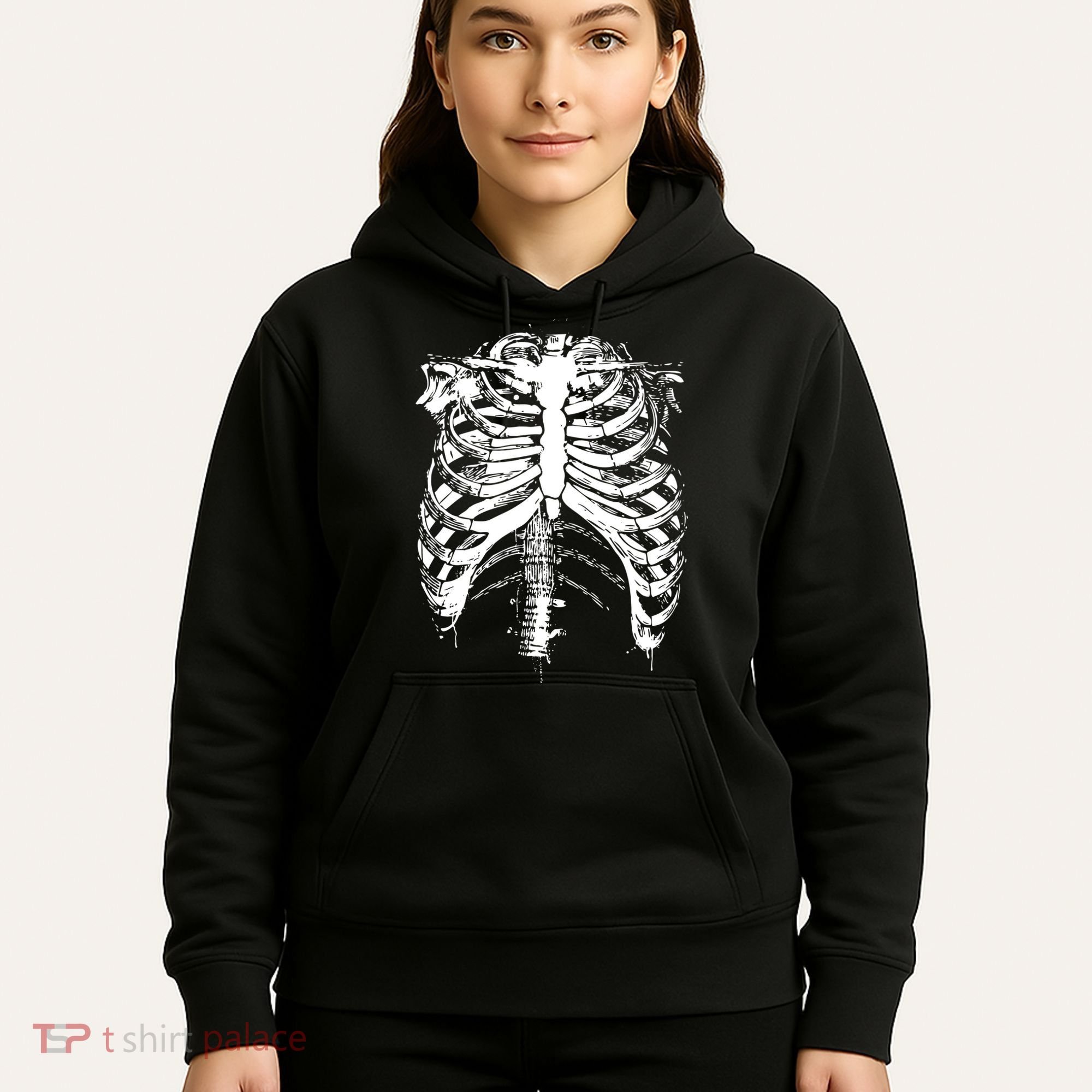 Cool Skeleton Costume Halloween Hoodie