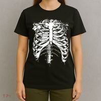 Cool Skeleton Costume Halloween T-Shirt thumb 4