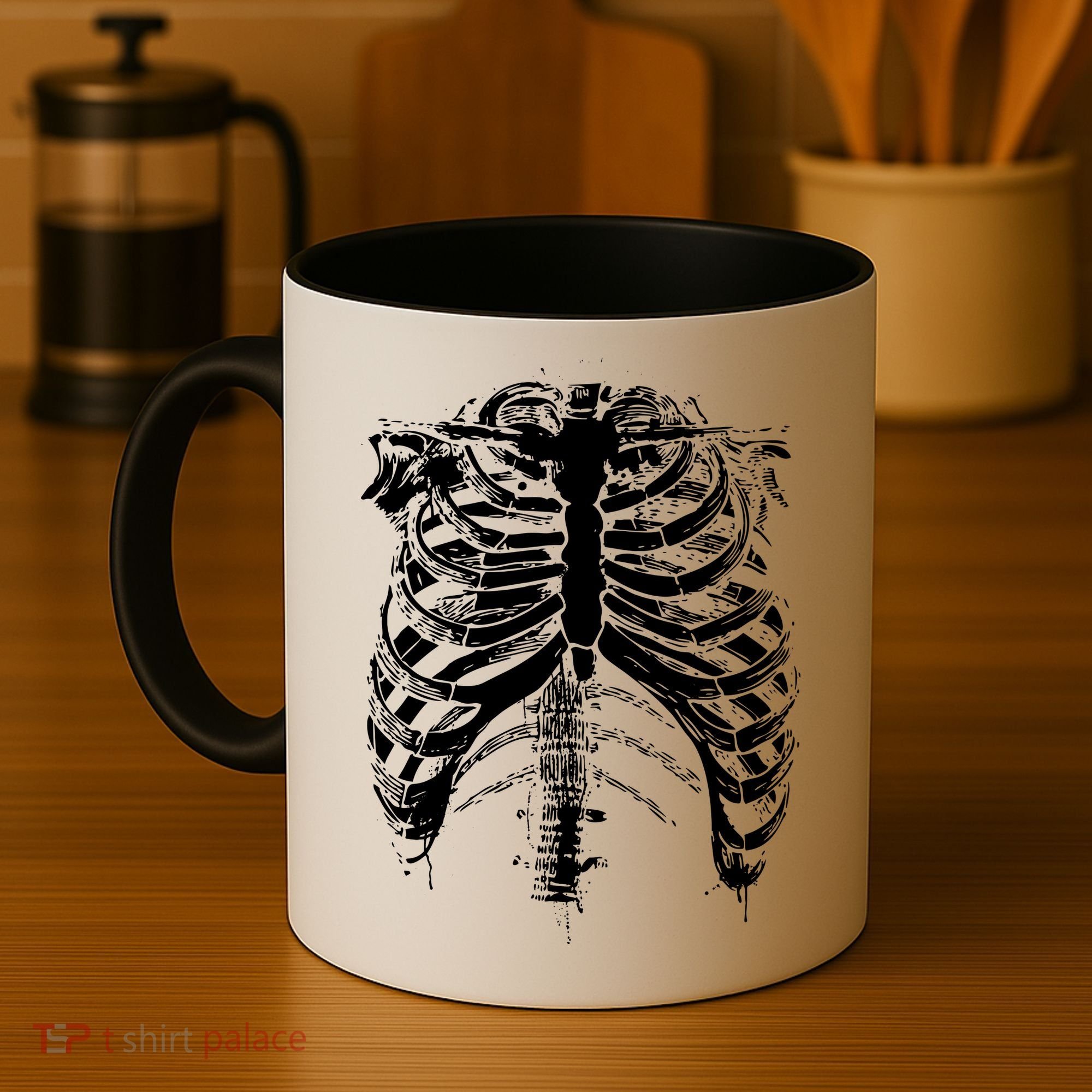 Cool Skeleton Costume Halloween Coffee Mug