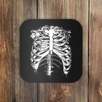 Cool Skeleton Costume Halloween Coaster thumb 0