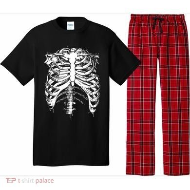Cool Skeleton Costume Halloween Pajama Set