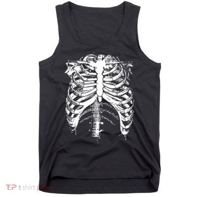 Cool Skeleton Costume Halloween Tank Top