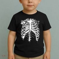 Cool Skeleton Costume Halloween Toddler T-Shirt thumb 2