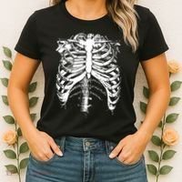 Cool Skeleton Costume Halloween Women's T-Shirt thumb 2