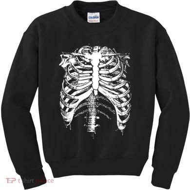 Cool Skeleton Costume Halloween Kids Sweatshirt
