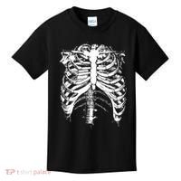 Cool Skeleton Costume Halloween Kids T-Shirt thumb 0