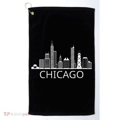 Chicago Skyline Golf Towel