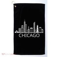 Chicago Skyline Golf Towel thumb 0