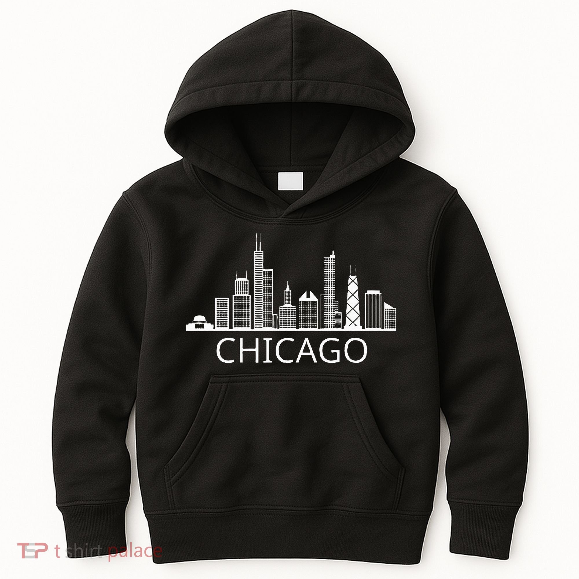 Chicago Skyline Kids Hoodie