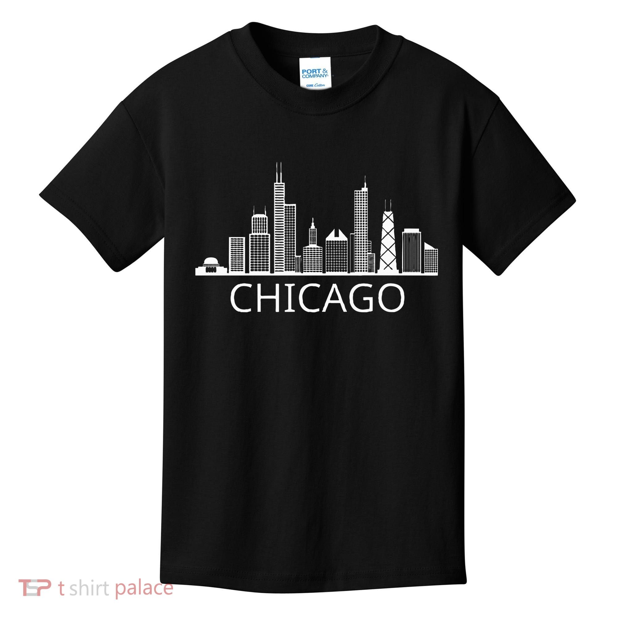 Chicago Skyline Kids T-Shirt