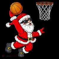 Christmas Santa Claus Dunking A Basketball Boys Xmas Cute Gift Coffee Mug thumb 5