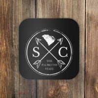Cute South Carolina Sc The Palmetto State Coaster thumb 0