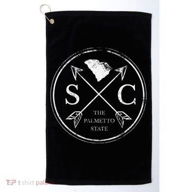 Cute South Carolina Sc The Palmetto State Golf Towel