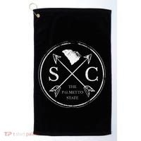Cute South Carolina Sc The Palmetto State Golf Towel thumb 0