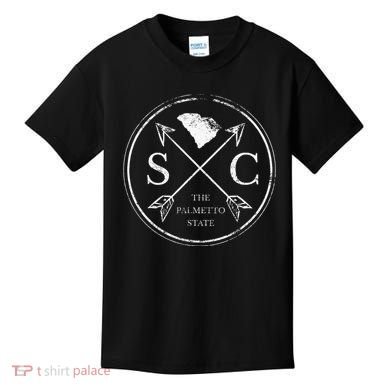 Cute South Carolina Sc The Palmetto State Kids T-Shirt