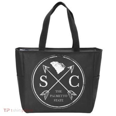 Cute South Carolina Sc The Palmetto State Tote Bag