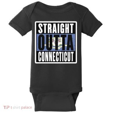 Connecticut State Ct Home State Love Baby Bodysuit