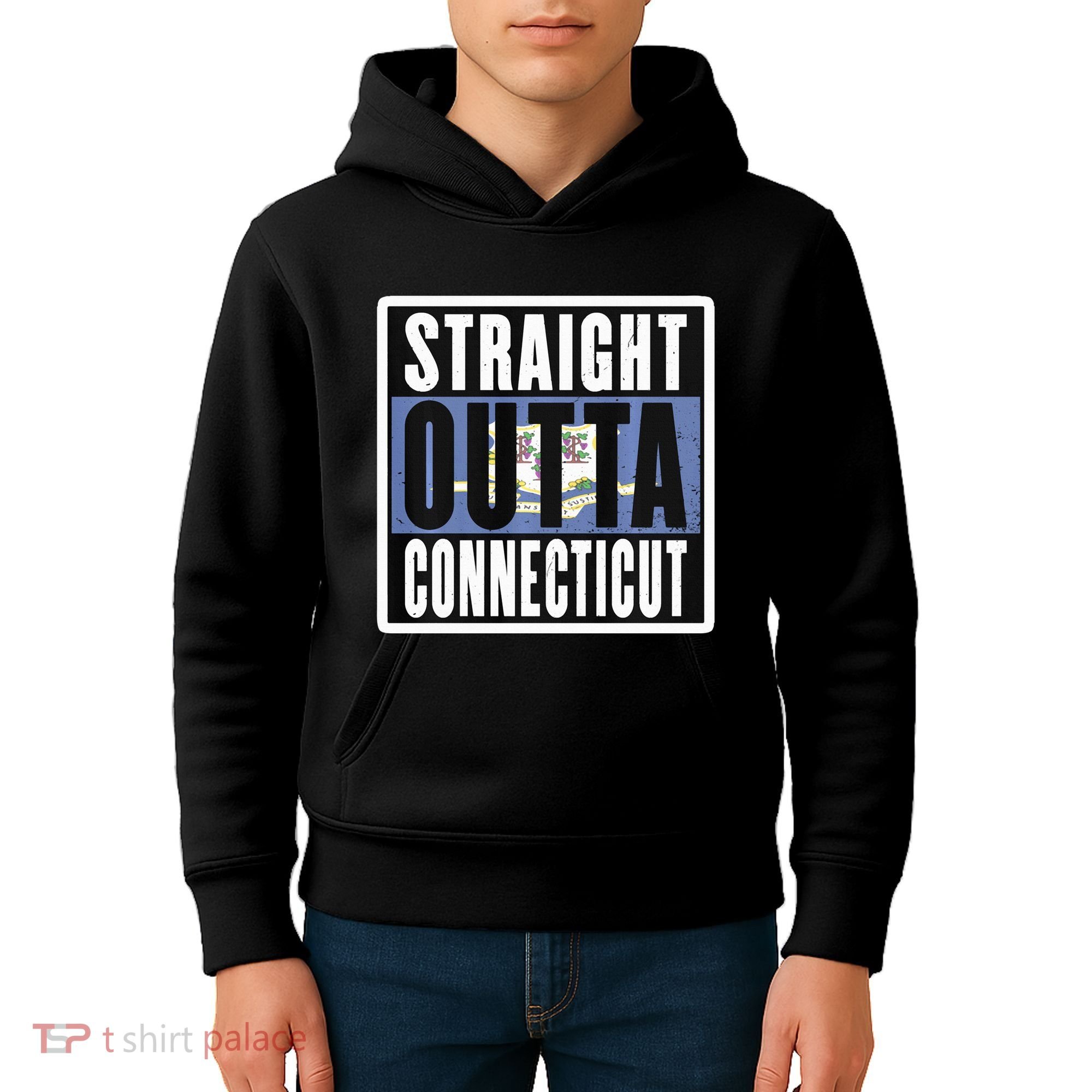 Connecticut State Ct Home State Love Kids Hoodie