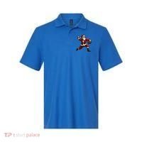 Christmas Santa Claus Baseball Pitcher Teens Xmas Funny Gift Polo thumb 0