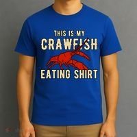 Crawfish Season Clothing This Is My Crawfish Eating Gift T-Shirt thumb 3