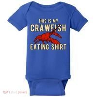 Crawfish Season Clothing This Is My Crawfish Eating Gift Baby Bodysuit thumb 0